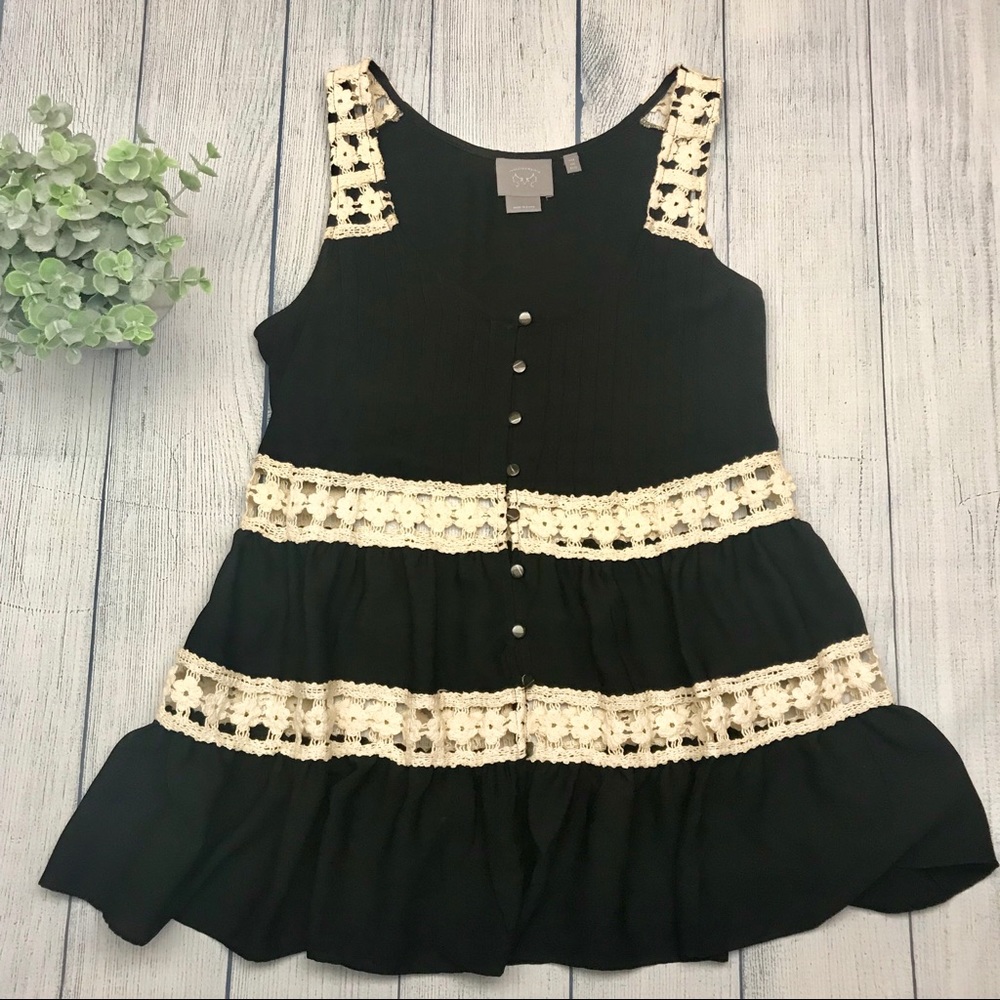 Anthropologie Vanessa Virginia MELISANDE Top 🌸